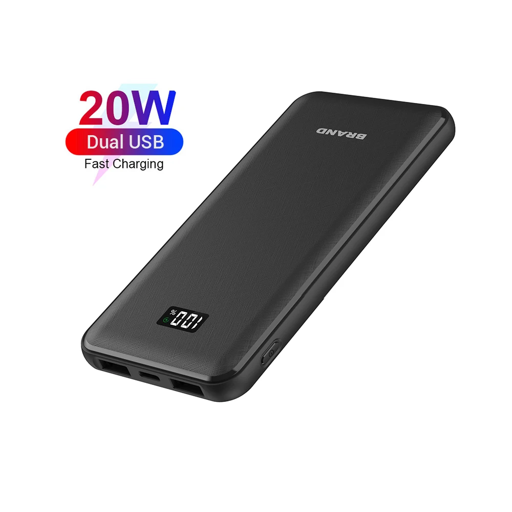 Factory New Cheap 10000mAh Powerbank Mobile Power Supply 10000 mAh Portable High Quality Battery Charger Power Bank