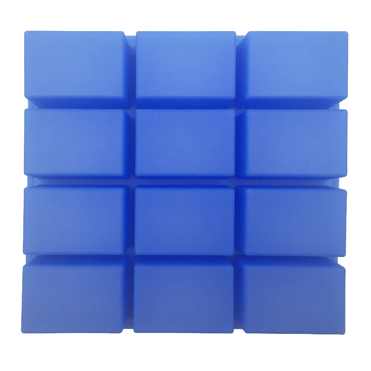 Soap Mold Cavity Handmade Rectangle Silicone 12 Custom Logo Moulds Cake Tools Moule Silicone Moule En Silicone Pour Savon 500pcs