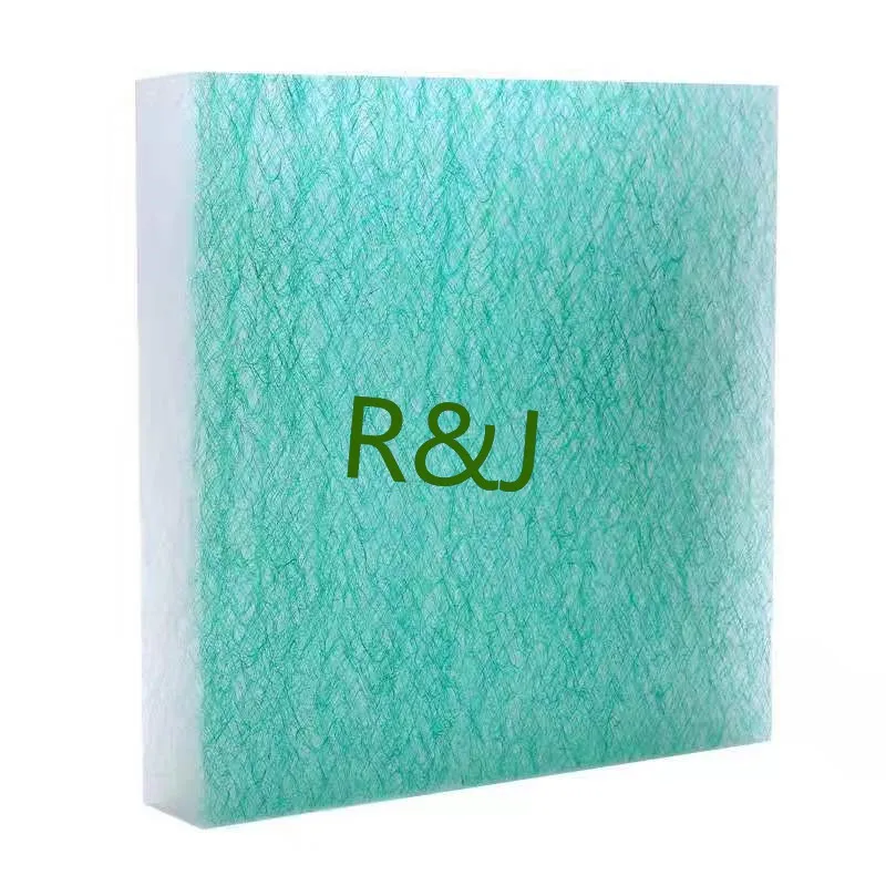 Glass fiber filter spray baking paint room bottom cotton paint fog filter cotton resistance paint net green white