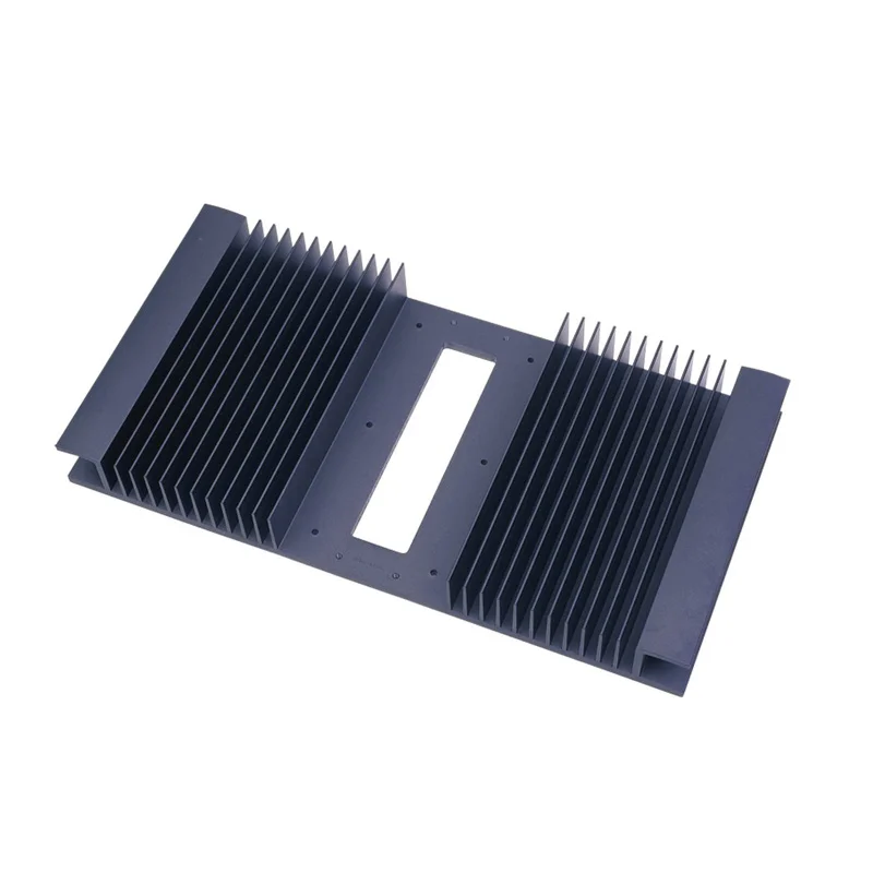 Custom 6063 Anodized Enclosure Cnc Milling Aluminum LED Extruded Extrusion Fin Heat Sink