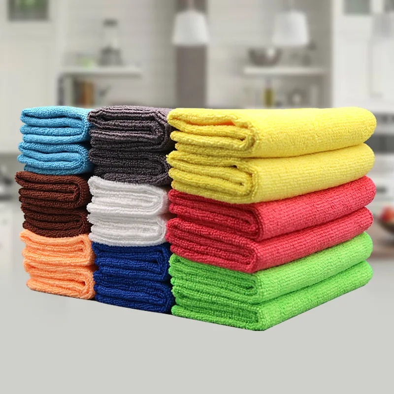 
microfiber terry fabric hand towel floor mop cloth 