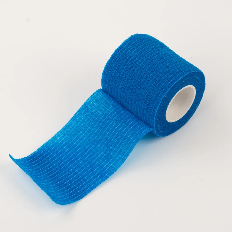 
medical usage self-adhesive bandage with different color good elastic bandage with non woven material 