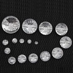 Single hole crystal button for sofa custom snap button supplier acrylic diamond sewing crystal upholstery buttons for clothes