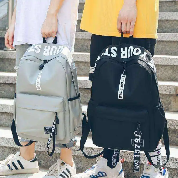 RU Small Travel Solid Color Backpack Student Girl School Bags For Teenage College Wind Women Schoolbag Cheap Backpacks