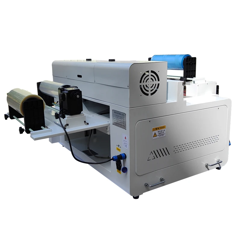 UV dtf phone case printing machine labeling machined for sticker logo A3 size roll-flat printer