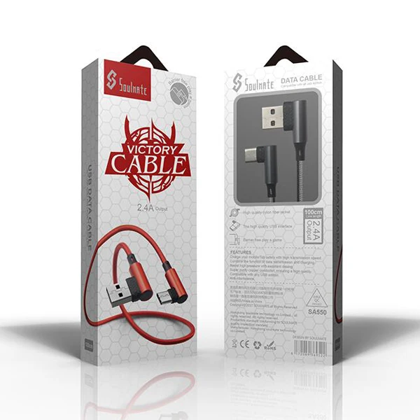 
Best Selling micro Type C 90 Degree Right Angle Cloth Braided USB Phone Charger Cable 