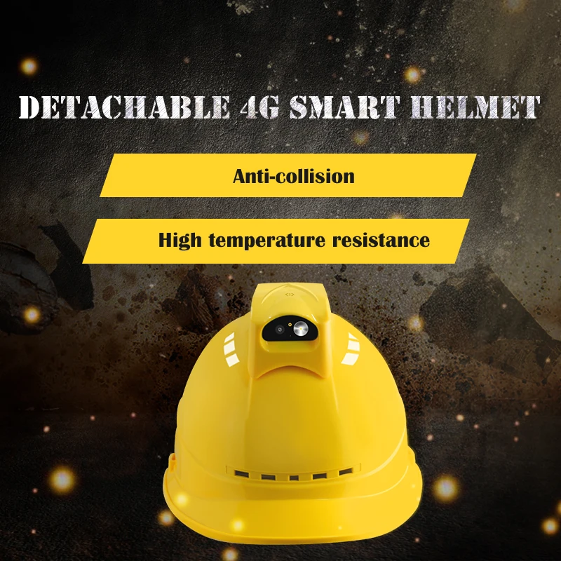 
Hot selling 4G smart helmet with camera split type helmet with GPS Live streaming function 