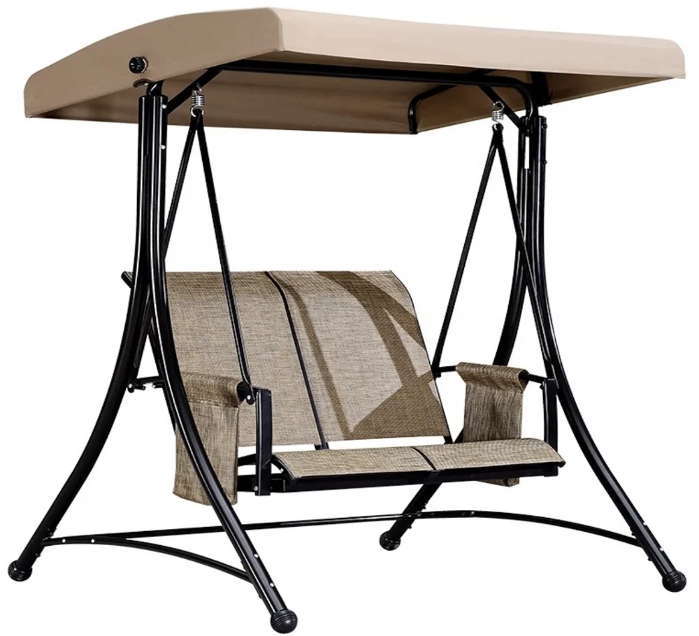 Patio Garden Metal Adults 2-seat cheap swing chair