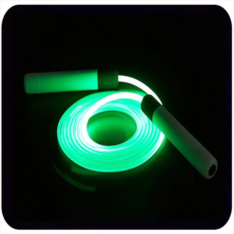 Light up Jump Ropes LED Skipping Random Color Kids Children Single Luminous Jump Skipping Ropes