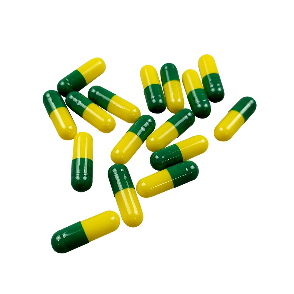 Wholesale Size 0/1/2/3/4 Vegan Printed Logo Gelatin Empty Capsules