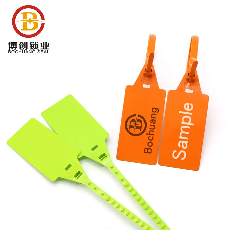 BCP107 packaging red plastic seal security plastic seals and seal lock
