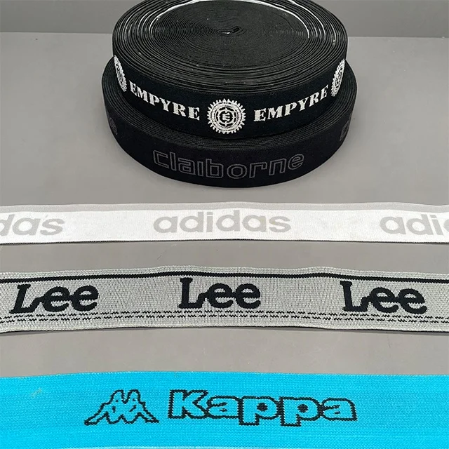 TUTON Customer Multicolor Silicon Printed Sustainable Polyester Elastic Band For Underwear Sportswear