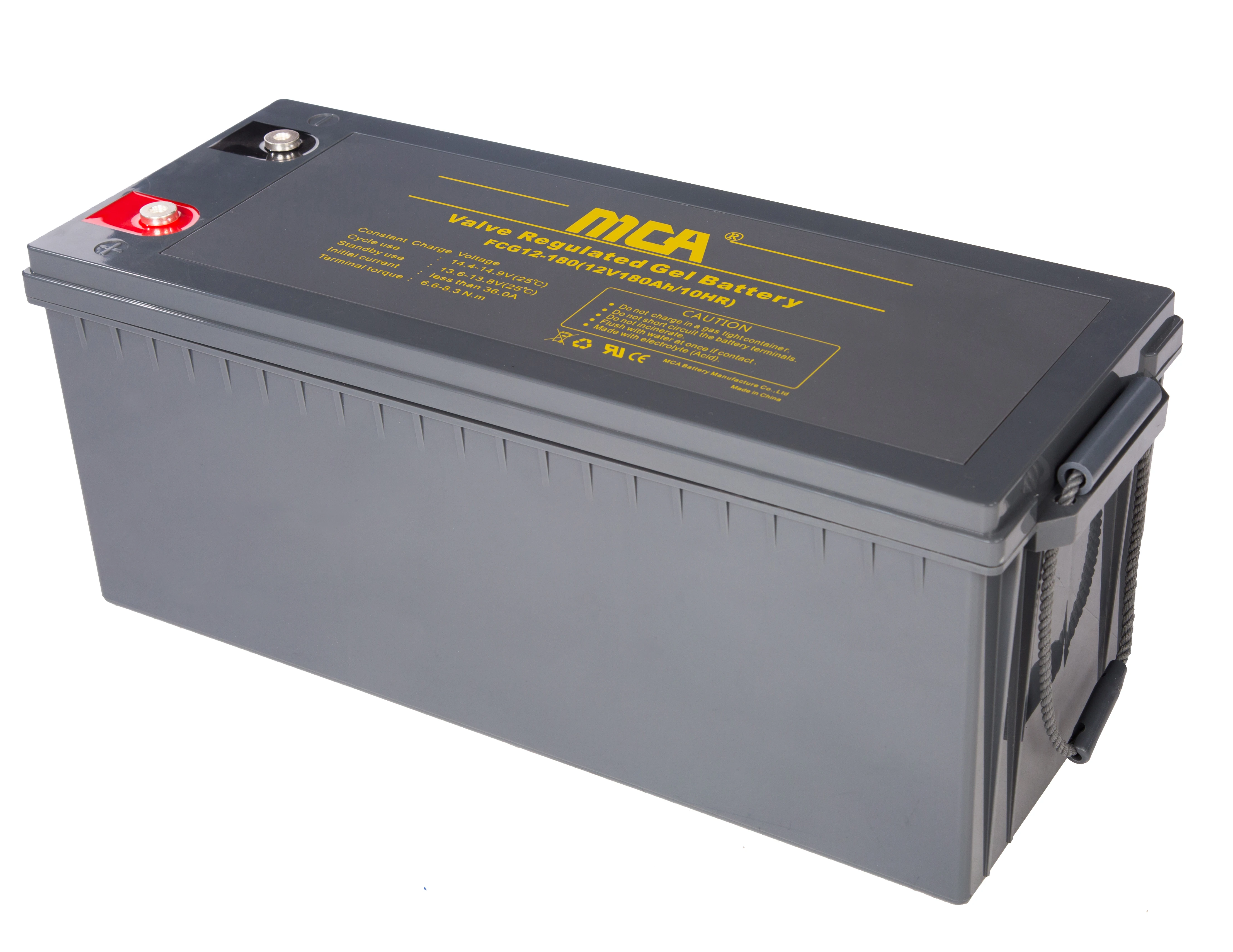 MCA Rechargeable Solar GEL Battery 12v 80Ah 100Ah 150Ah 200ah 250Ah VRLA Solar Energy Storage Lead Acid Batteries