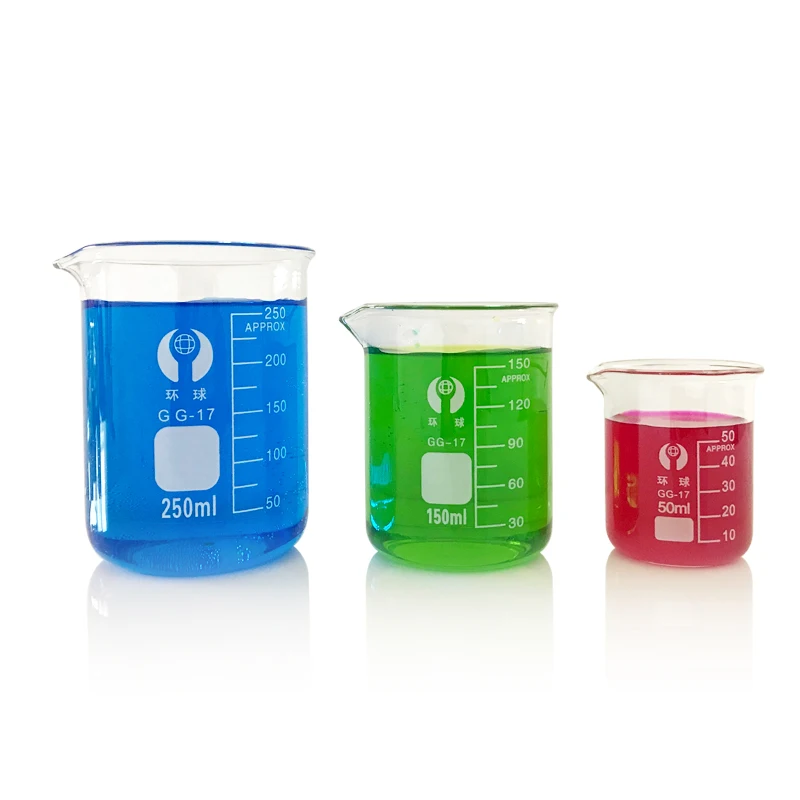 High quality 100ml  transparent glass beaker with a scale Laboratory glassware