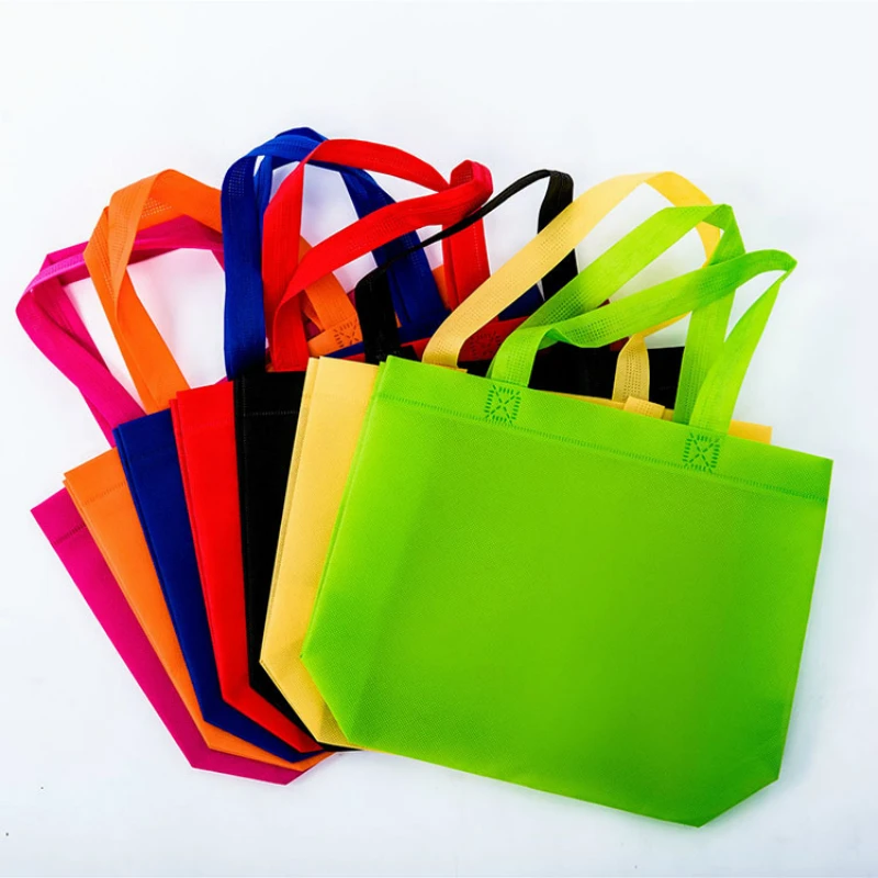 
China manufacturer cheap custom color non woven shopping bag 
