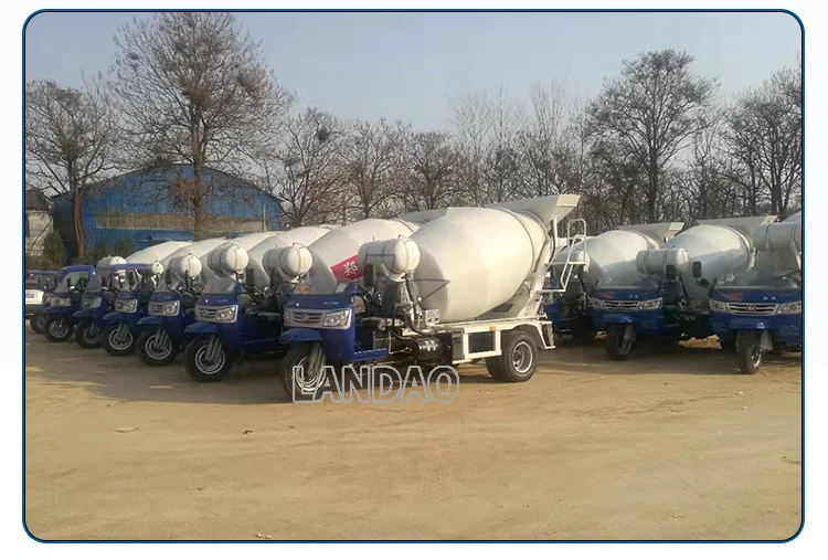 Hot Sale Mobile Tricycle Transit Beton Mini Truck Concrete Mixer