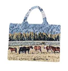 Tapestry Mini Tote Bag For Women Handbags With Zipper Custom Printed Logo Ladies Shopping Bag Small Tote Bags