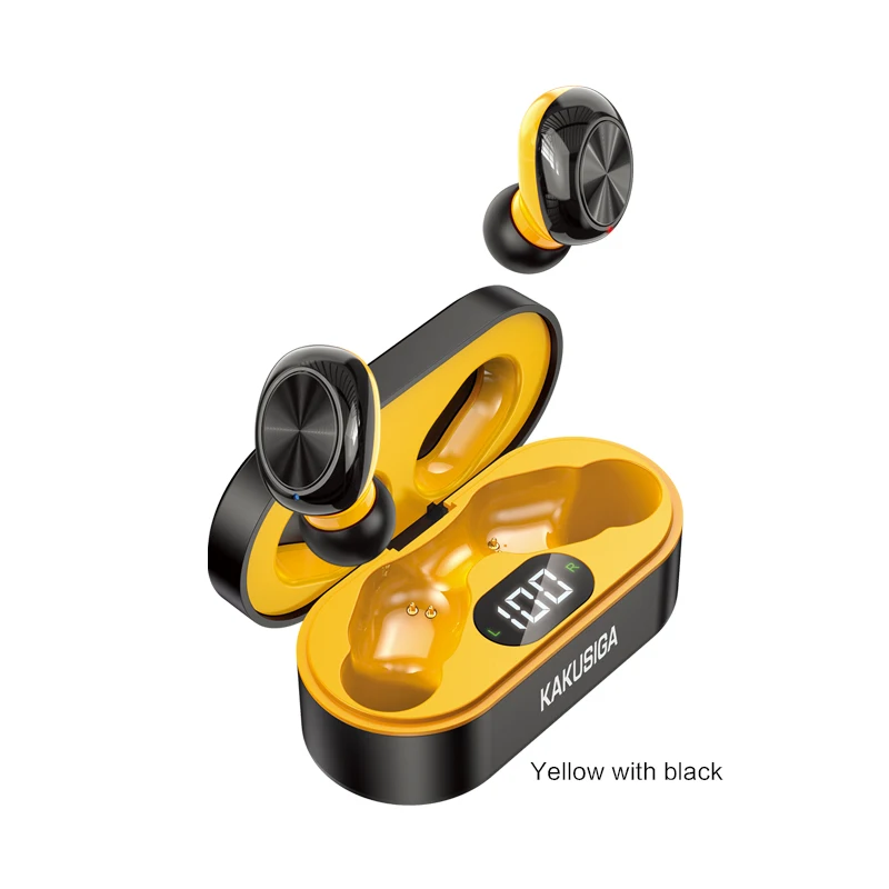 KAKUSIGA high quality Factory price In ear Wireless Earphone 5.0 200h  No connection  minutes power off