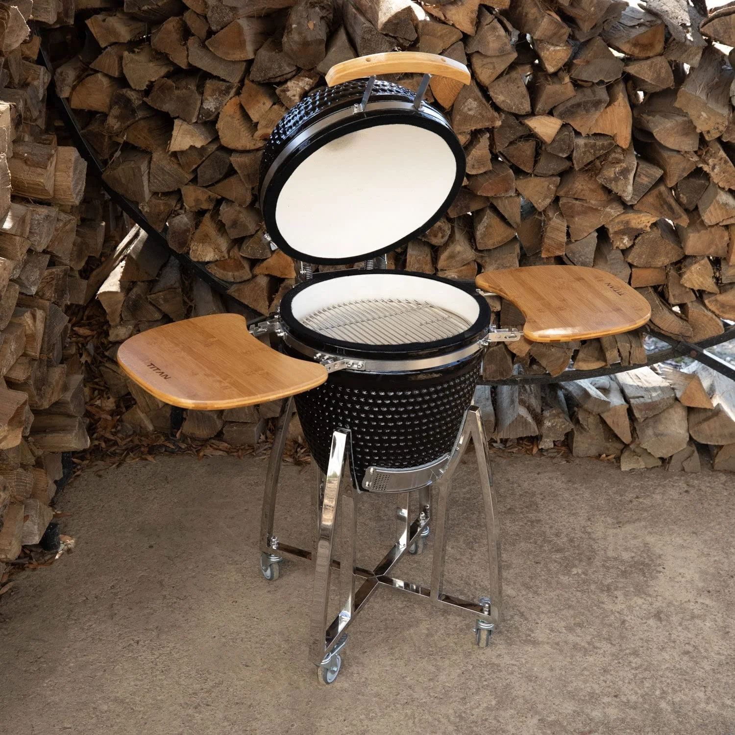 15 Inch Ceramic barbecue  Charcoal stove Kamado BBQ Grill Outdoor