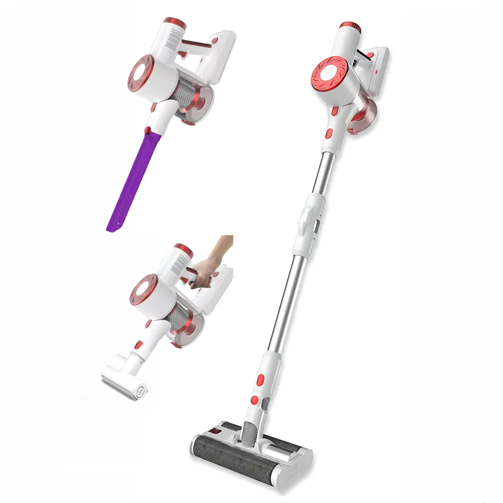 Wireless 3 In 1 Rechargeable Stick Handheld Hand Held Handy Upright Vaccum Cleaner Vacuum Cleaner For Home And Car