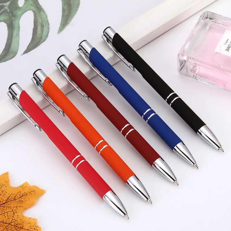 High Quality OEM Multi-color Metal Ballpoint Pens Custom Logo Retractable Ballpoint Pens Promotional Pens