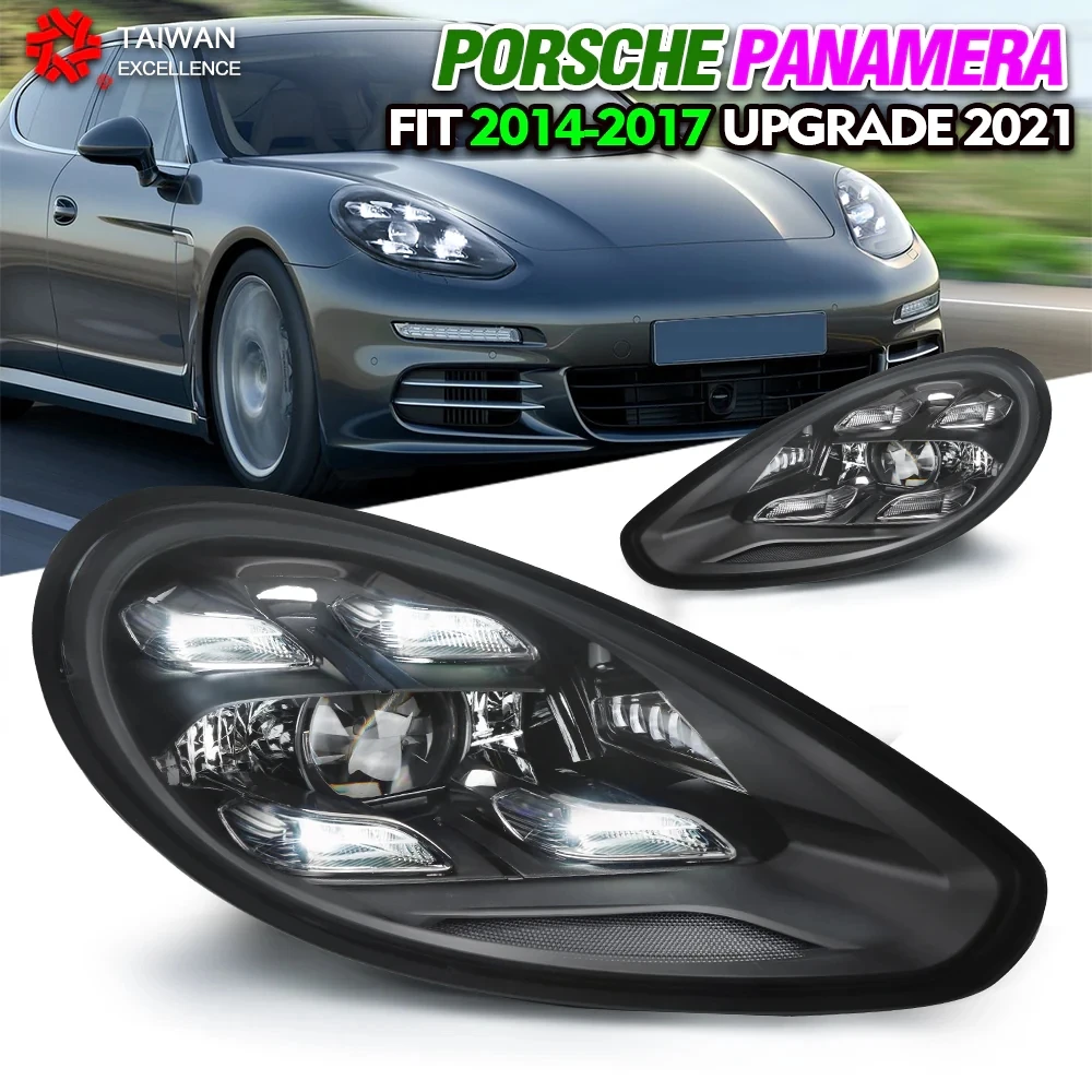 High Version LED Head Lamp Assembly Headlight For Porsche Panamera 2014-2017 Upgrade To 2020-2022 Front Lights Car Auto Parts