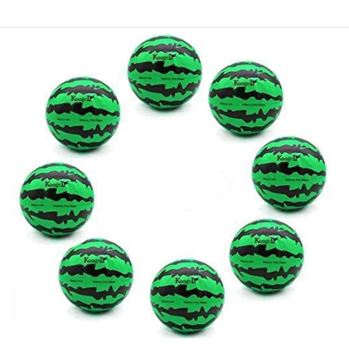 Beach Ball Kit Bean Bag Color Paper Box 6.2 Inches Swimming Pool Koogel Plastic Fun for Beach Watermelon Appearance PVC 8 PCS