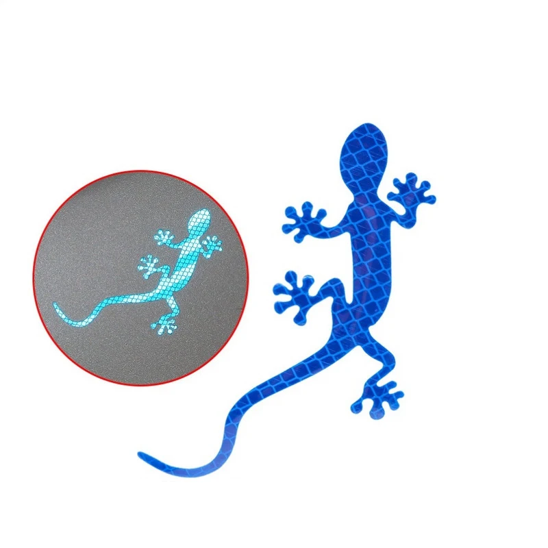 Car Reflective Sticker Safety Warning Mark Cars Auto Exterior Accessories Night Driving Warning Gecko Strip Light Reflector
