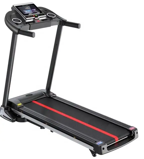 TUDEEN Gym Fitness Center Indoor Home Black Steel Mechanical Wireless LCD Screen Unisex Treadmill Customized Logo Available Home