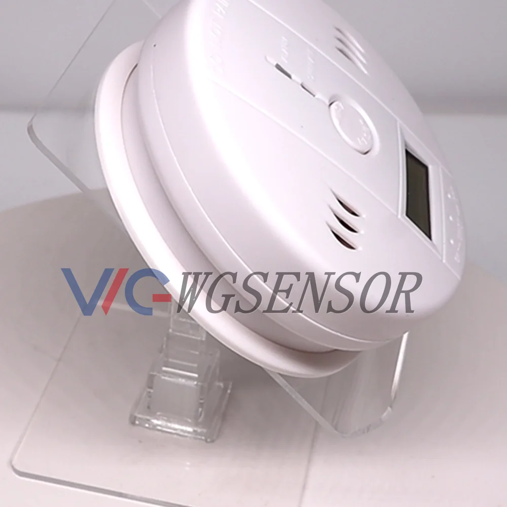 LCD screen CO Buzzer alarm  smoke fire alarm
