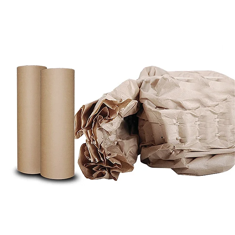 Hot sale new Eco friendly packaging material kraft paper cushion roll