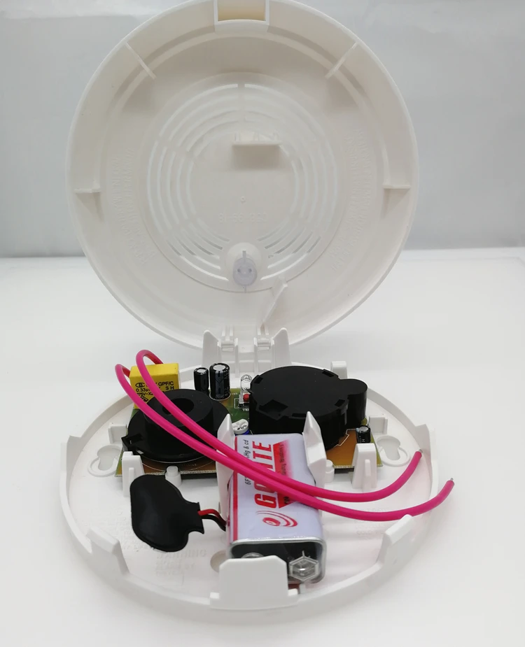 Fire Alarm Test Button Low Battery Signal Operated 1-Year Product Life Smoke Alarm