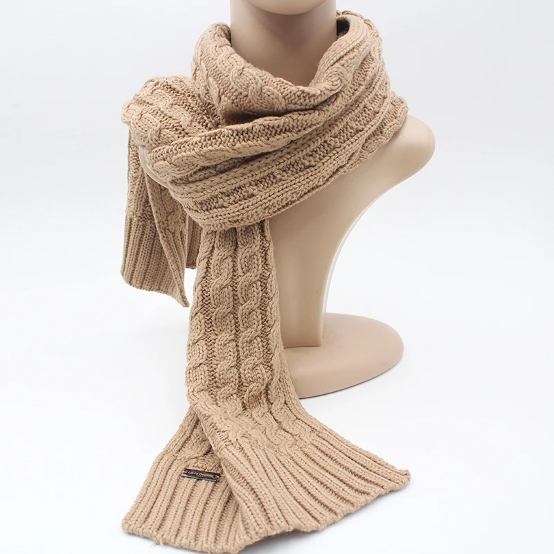 Custom Winter Pattern Ladies Knitted Women Infinity Neck Scarf Soft Winter Wool Fancy Long Scarf Woman Fashions Acrylic Scarf