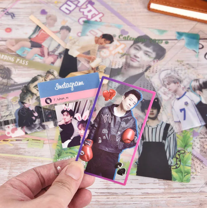 Bangtan Boys оптовая продажа карта соула 7 концертный веер с принтом прозрачный ПВХ