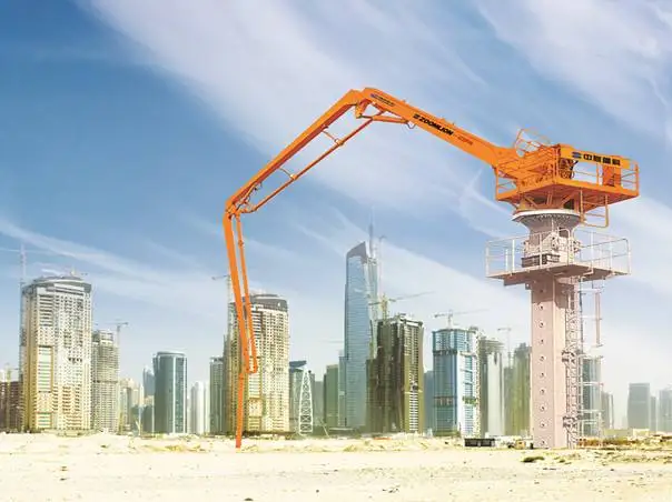 New trend zoomlion 33m  HGC33D-3R concrete placing boom