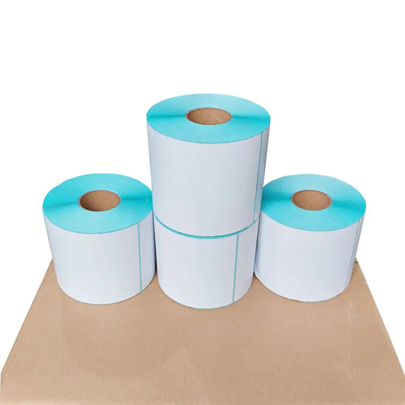 Barcode Printing 100x150 mm Thermal Label Roll Waterproof 4x6 Self Adhesive Sticker