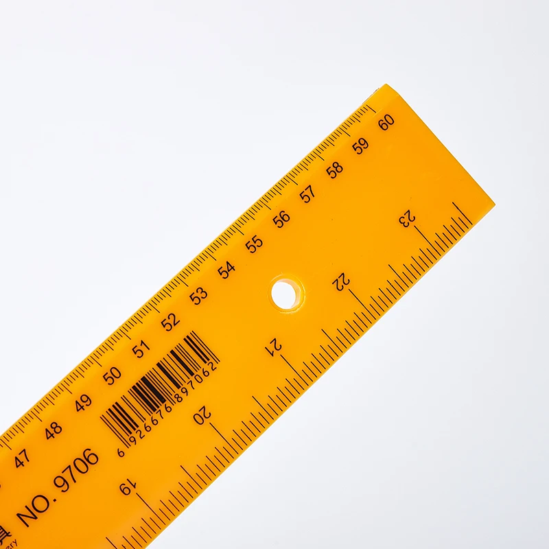 60cm straight ruler plastic scale professional teaching tools maesuring school stationary