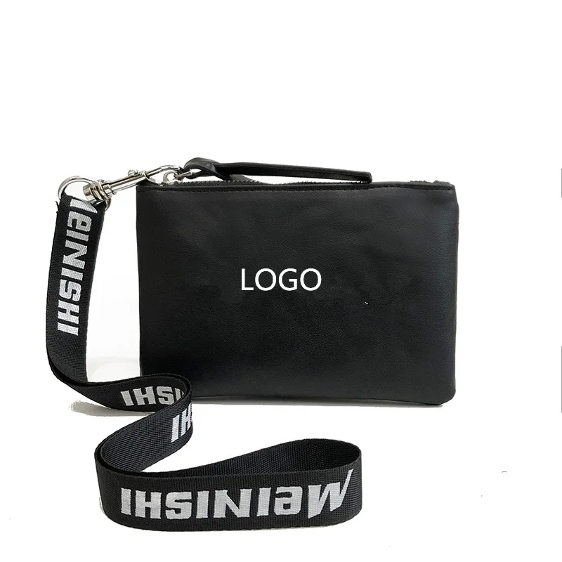 
 Новинка 2019, Дамский кошелек с логотипом на заказ, женский клатч, сумочка с ремешком на руку  