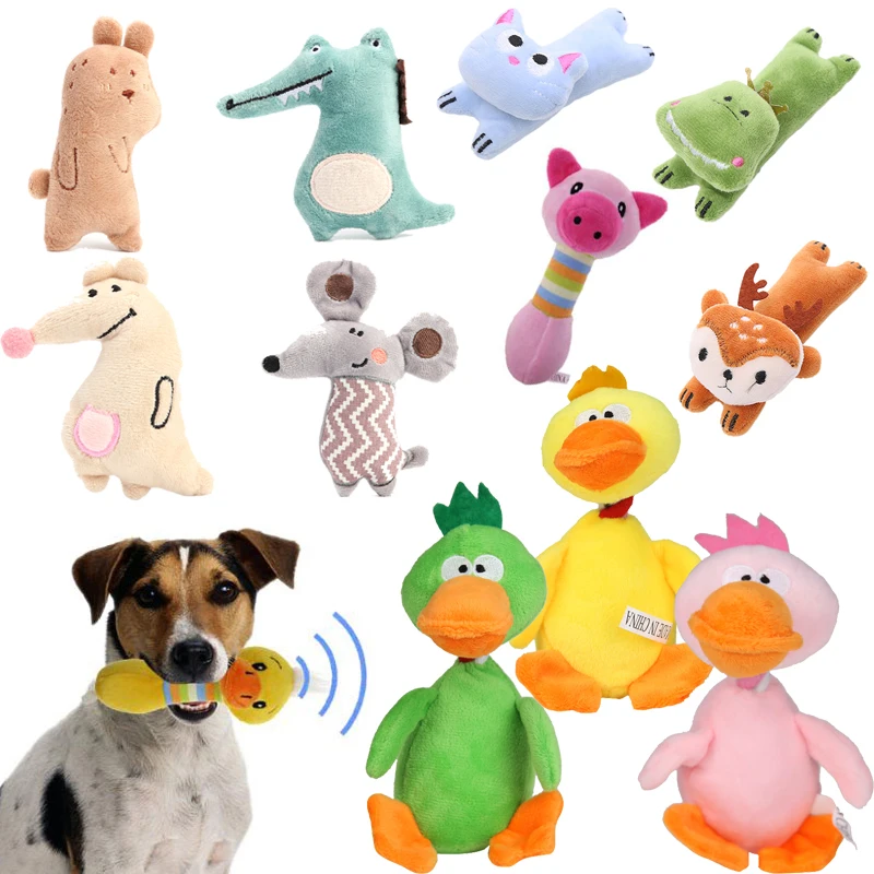 Relaxlines Hot sale Friendly Cute Soft Durable Pet Squeaky chew Toy Plush Dog Toys