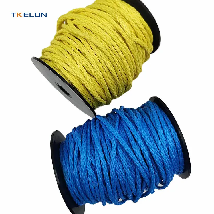 2.8mm 12 Strands High Strength Wear UV Resistance Uhmwpe Ropes With Coating For Splicing