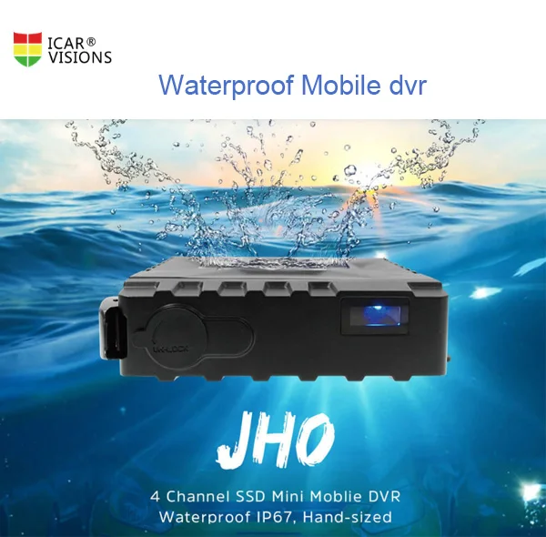 
Waterproof IP67 mdvr 4 Channel H.264 AHD 720P hard disk Mobile DVR with GPS 128GB SD Included Vehicle MDVR CCTV Video Recorder 