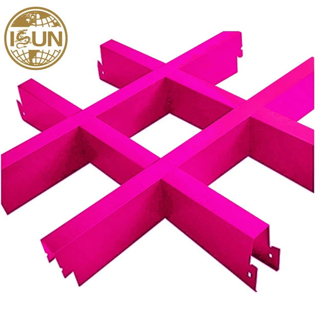 Office Hanging Grilling Grid Ceiling Panel Tiles False Ceiling False Ceiling Board for Public Area