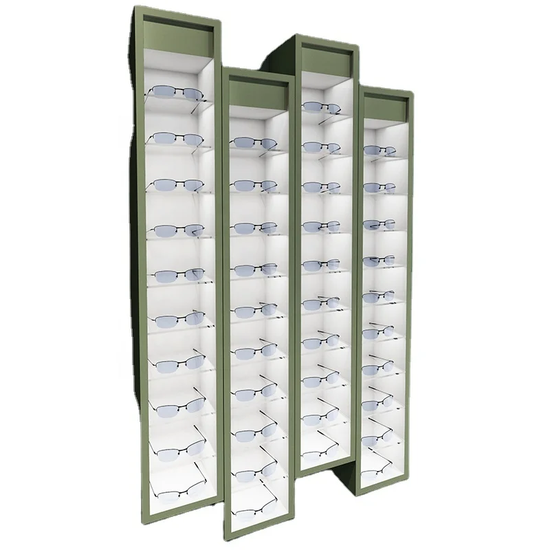 Настенный деревянный дисплей для очков оптический магазин напольная витрина солнцезащитных полка