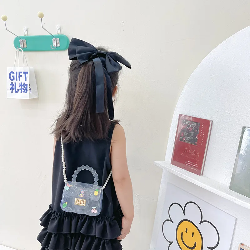 2025 New Jelly Bag Messenger Bag, Girl Fashion Handbag ,Transparent PVC Bag , Girls Clutch Bag Gift Items