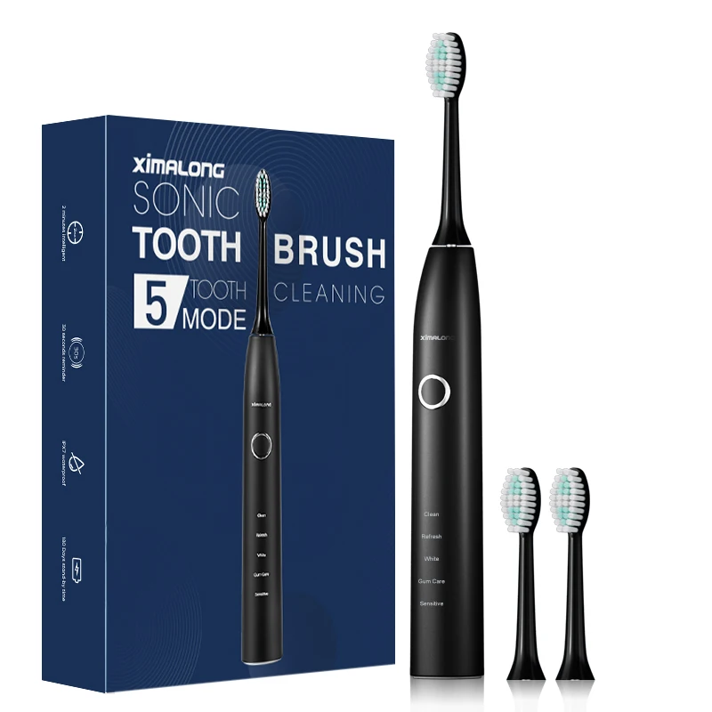 Smart sonic Whitening Dupont Soft Brush Rechargeable Silent Electric toothbrush