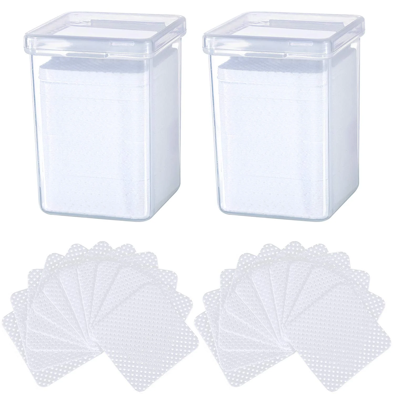 Частная торговая марка клейкие салфетки для чистки ресниц нетканое полотно удаления клея