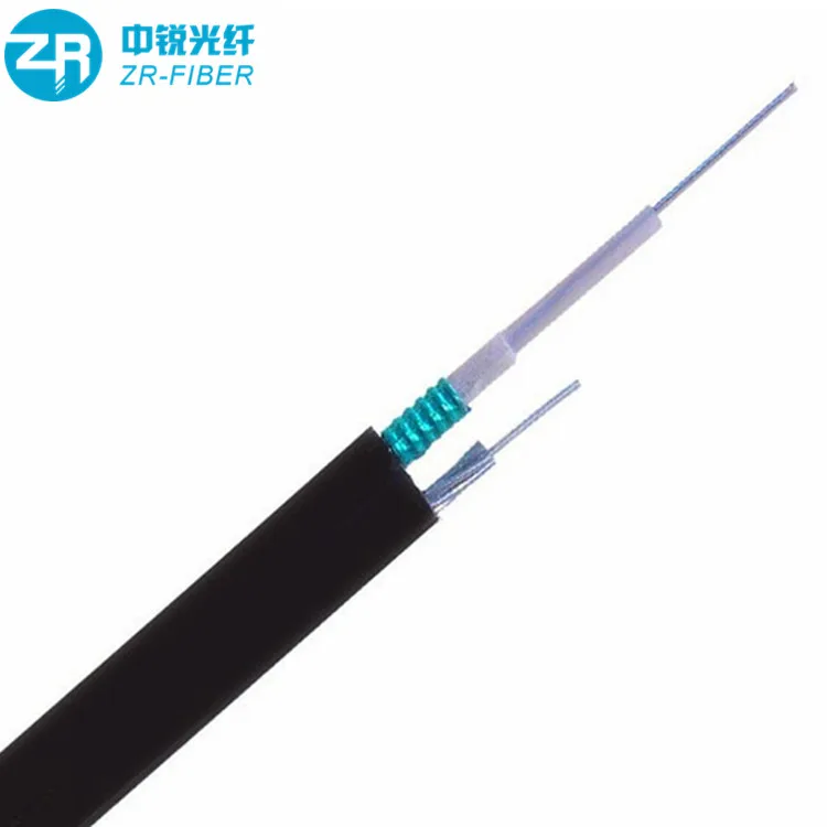 GYTC8S бронированный воздушных самонесущие Рисунок 8 одномодовый волоконно-оптический кабель