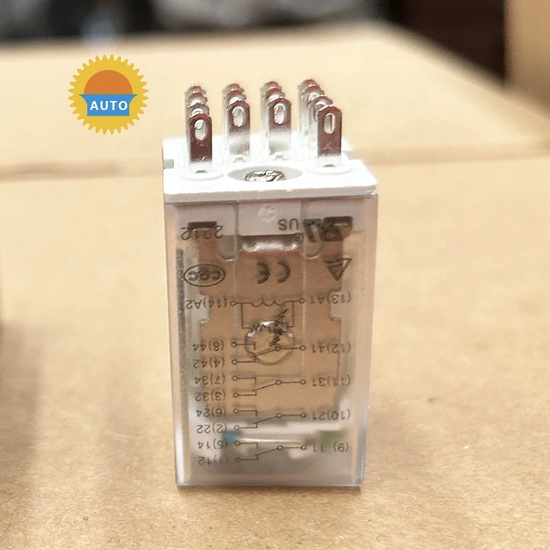8-Pin 14-Pin Miniature intermediate relay for glass tempering furnace