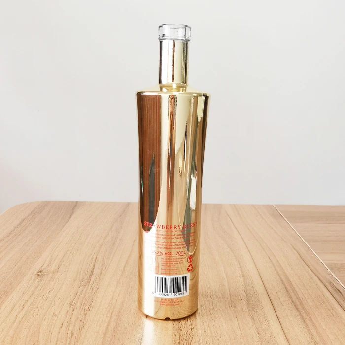 wholesale cheap price empty 1000ml bottle for vodka whisky brandy