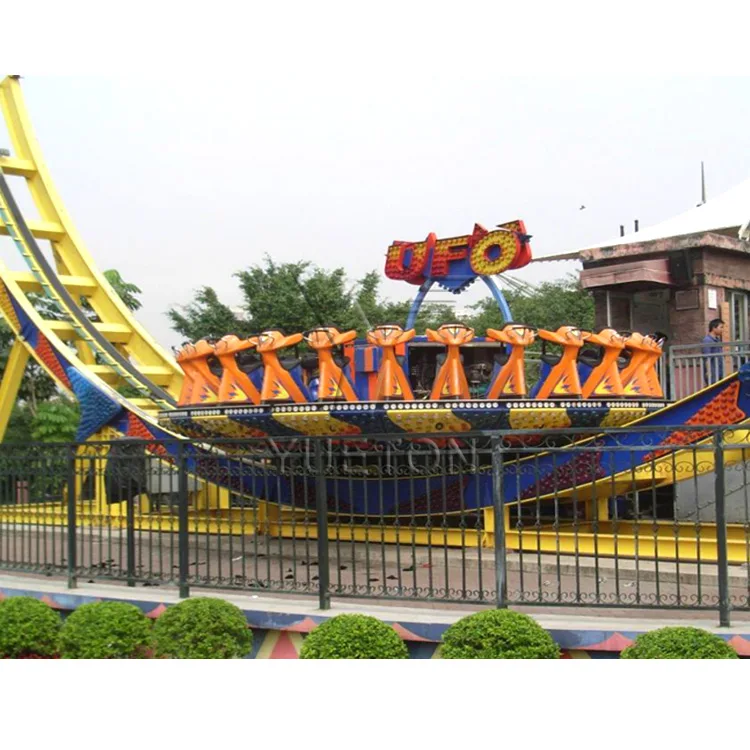 High Quality Customized Fun Fair Theme Park Adult Amusement Park Thrill Disko Saucer Mega Disco Flying UFO Rides